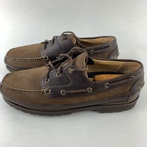 LL Bean Allagash Leather Handsewn Oxfords Men’s